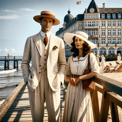 Ved Havets Brus: Badehotellet og Dets Karismatiske Skuespillere