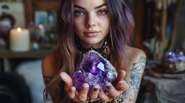 Ametyst sten - en guide til dens betydning og brug