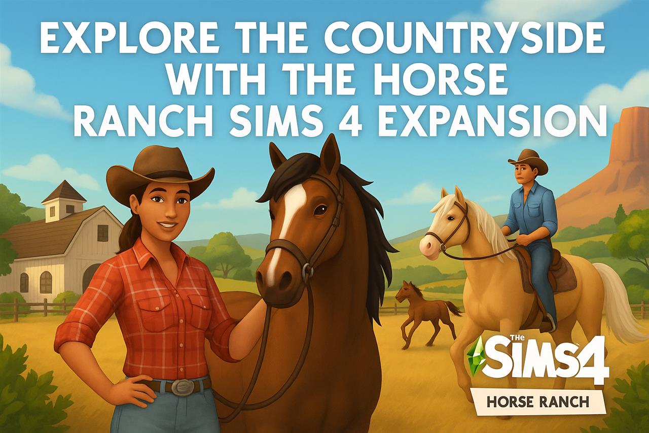 Explore the countryside with the horse ranch sims 4 expansion