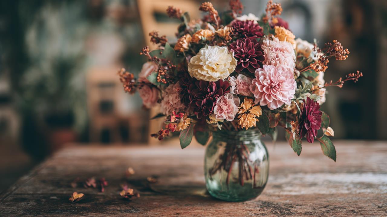 Kunstige efterårsbuketter - skab hyggelig stemning året rundt