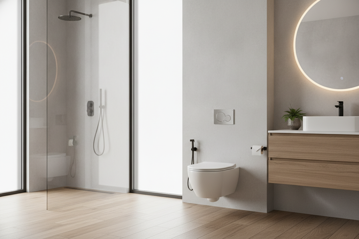 Guide: Sådan vælger du det bedste væghængt toilet til dit badeværelse